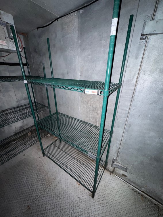 Three Tier Wire Shelf - Green