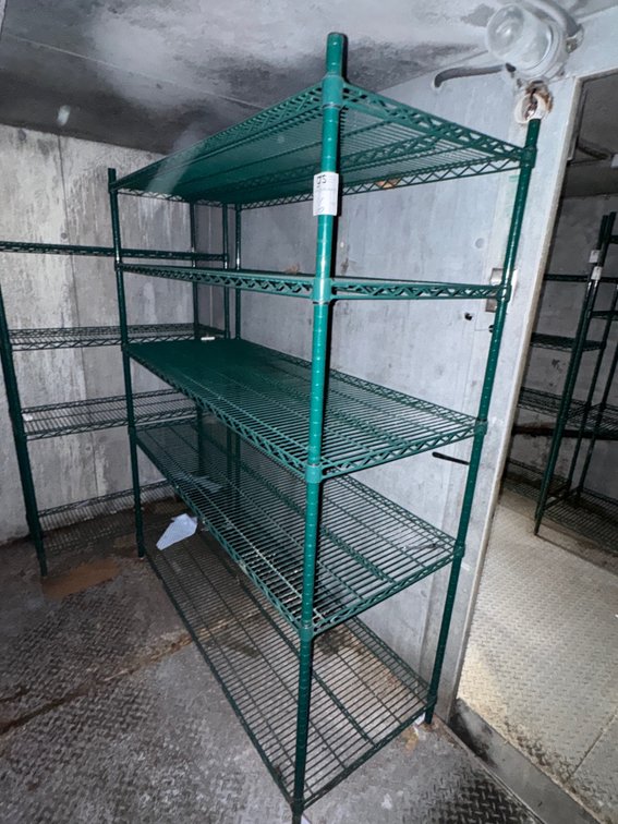 Five Tier Wire Shelf - Green