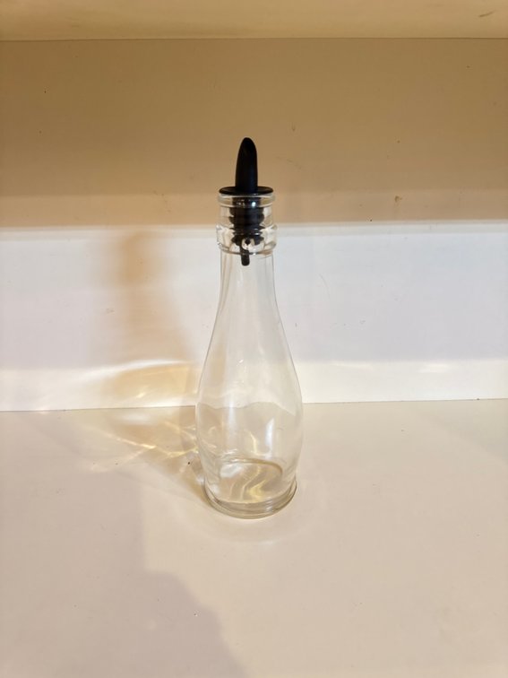 (35) Glass Containers w/ Rubber Pourers