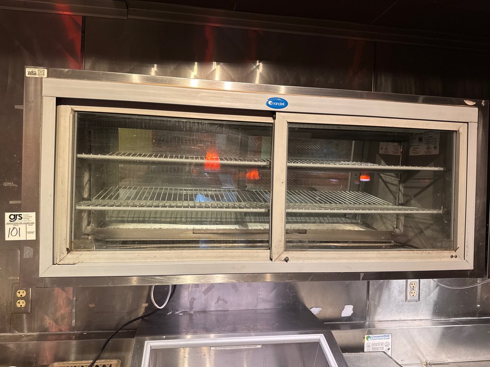 Randell Refrigerated  Wall Mounted Display Case