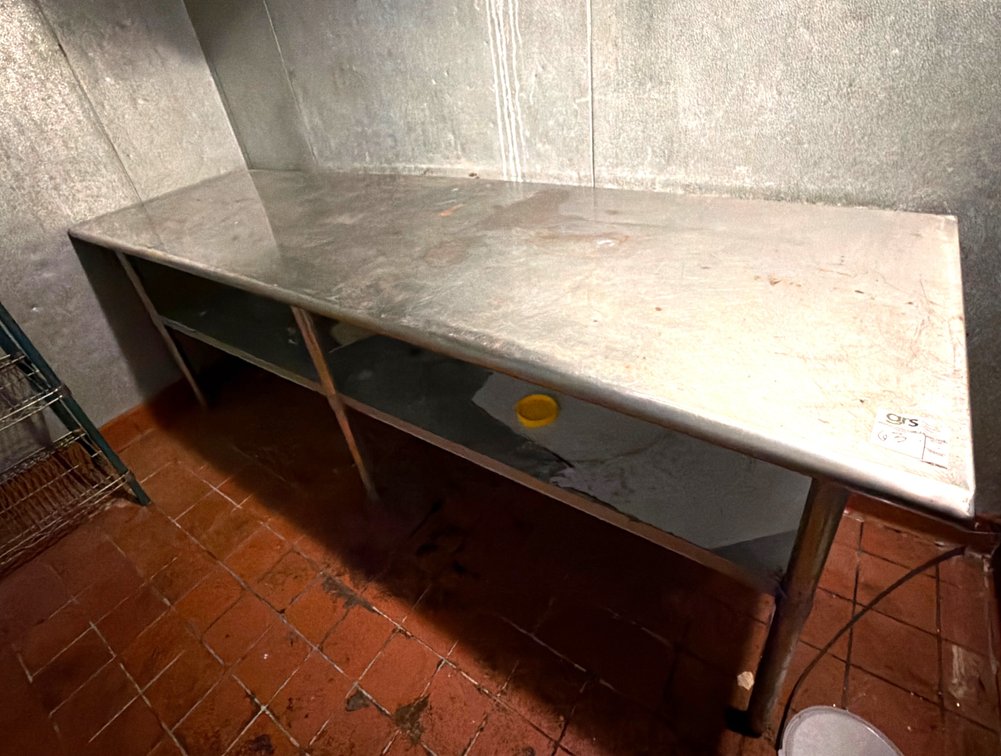 Stainless Steel Commercial Prep Table with Undershelf