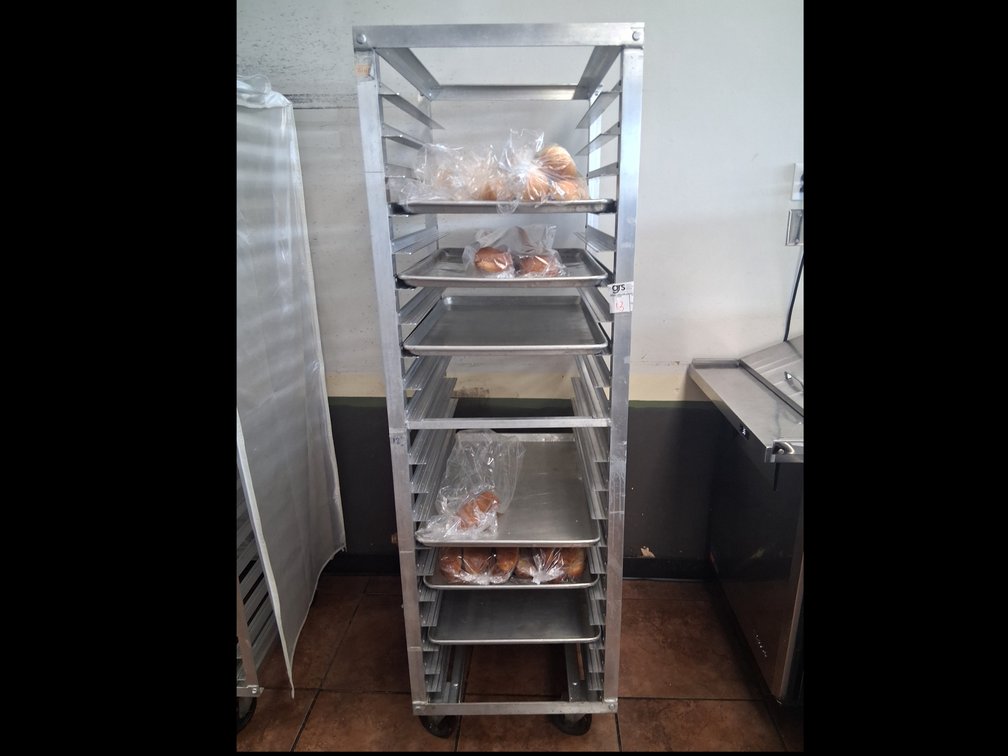 Aluminum Sheet Pan Rack On Casters