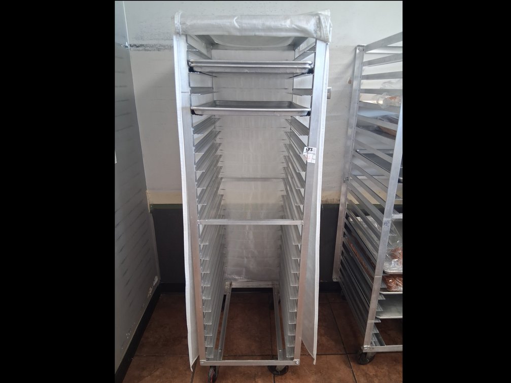 Aluminum Sheet Pan Rack On Casters