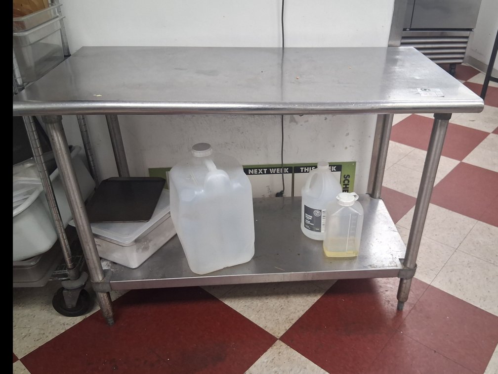 Stainless Steel Prep Table