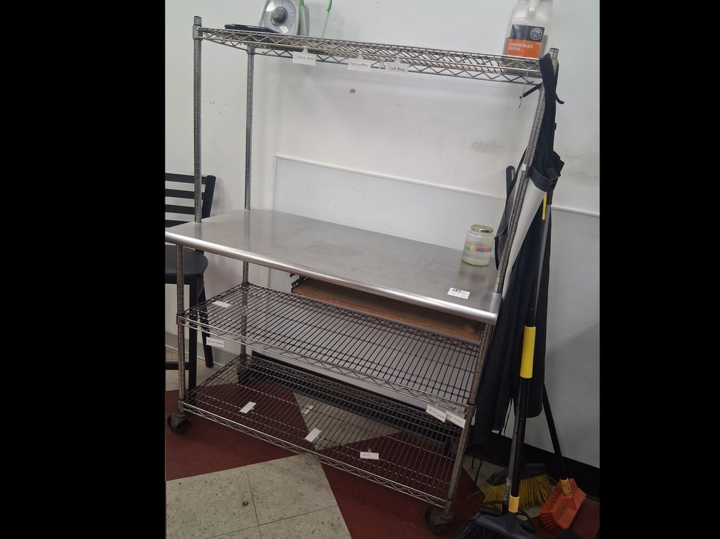 Stainless Steel Prep Table
