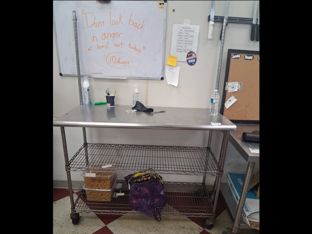 Stainless Steel Prep Table