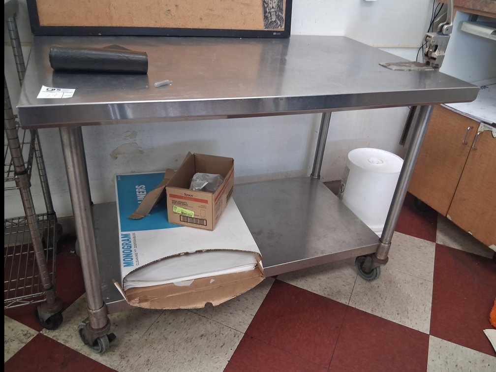 Stainless Steel Prep Table