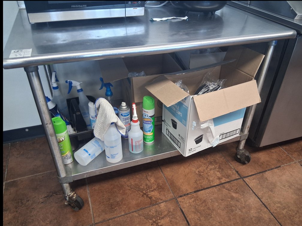 Stainless Steel Prep Table