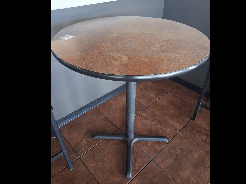 Round High Top Table