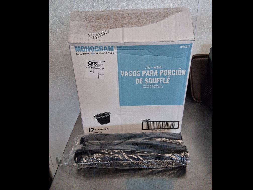 Disposable Plastic Cups 2oz(Open Box)