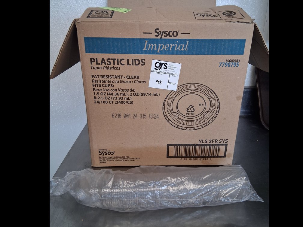 Plastic Lids(Open Box)