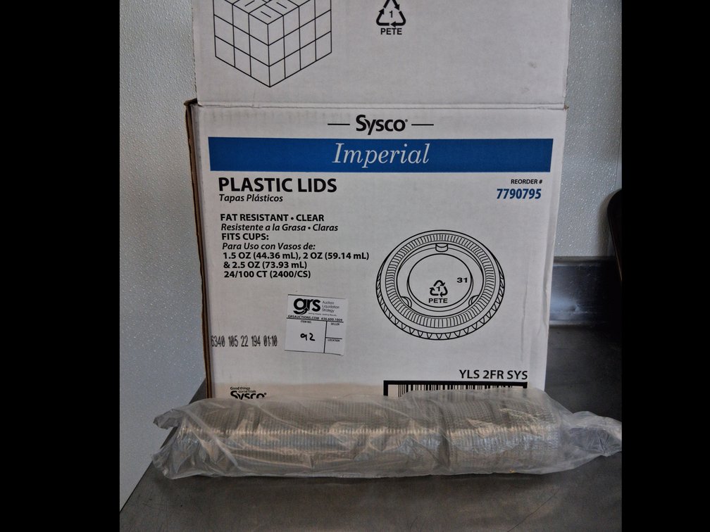 Plastic Lids(Open Box)
