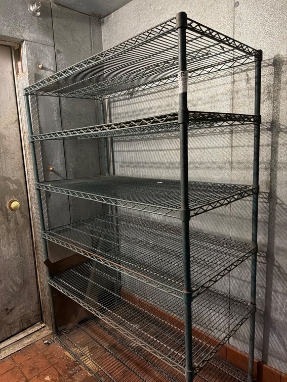 5 Tier Commercial Wire Shelving Unit