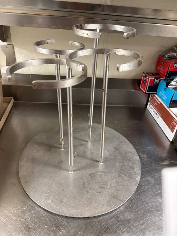 Stainless Steel Dispenser Stand