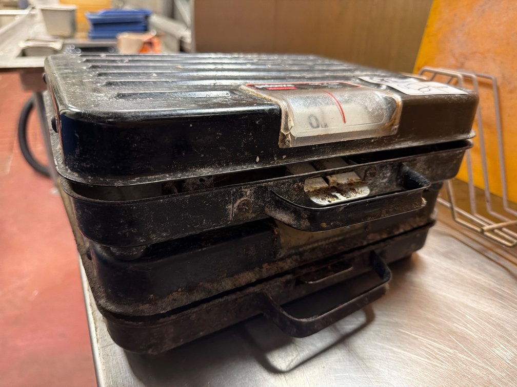 (2) Pelouze Rubbermaid P100S Mechanical Utility Scales