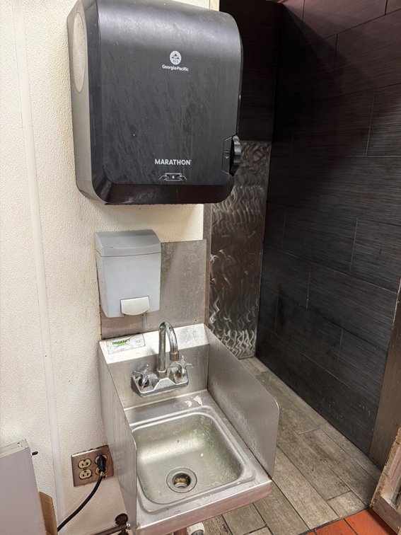 Regency Wall-Mounted Hand Sink, Soap Dispenser & GP Pro Paper Towel Dispenser
