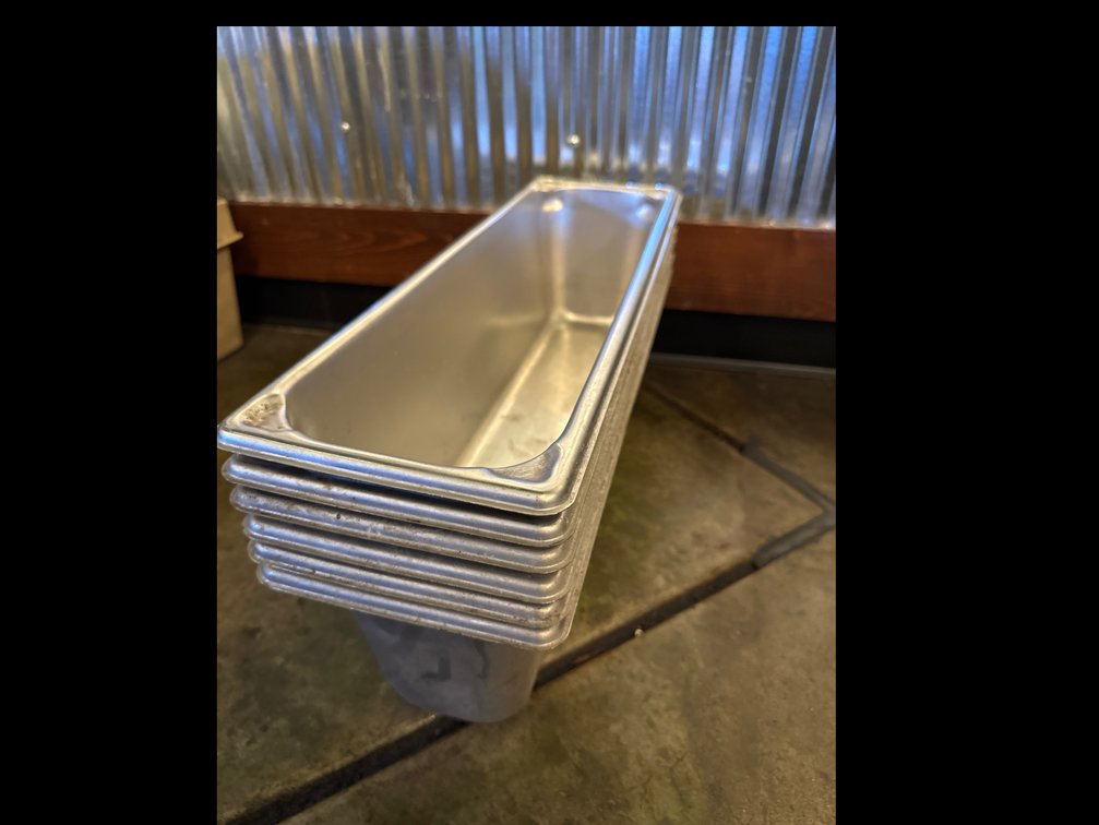 6 Stainless Steel Shot Gun Food Pans