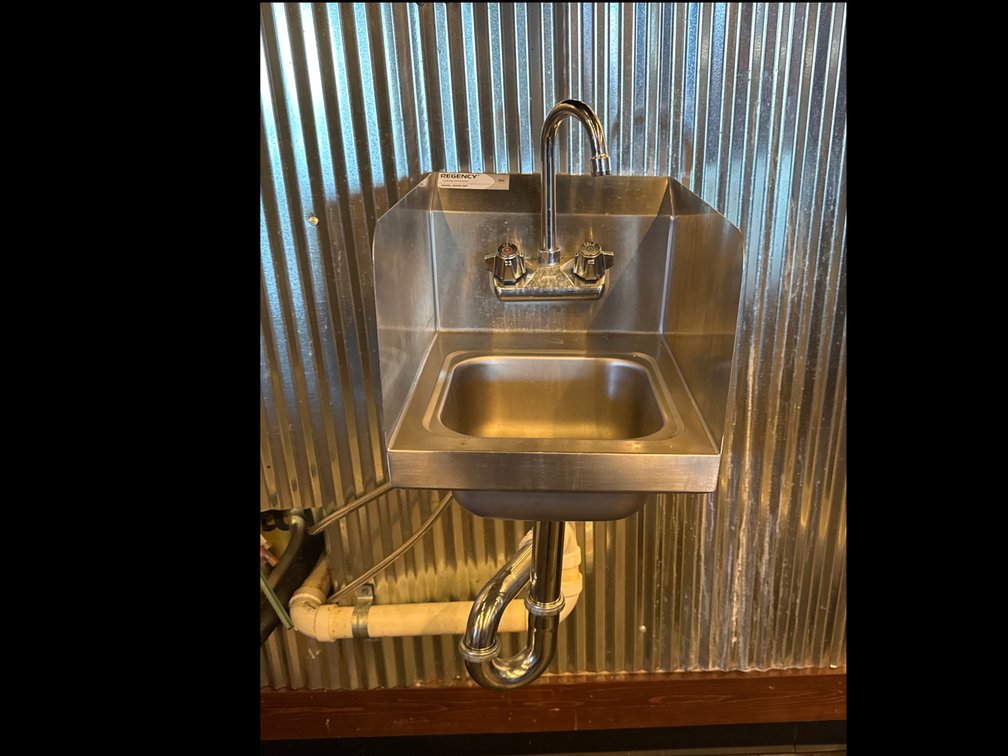 Hand Sink, Regency 600HS12SP Stainless Steel