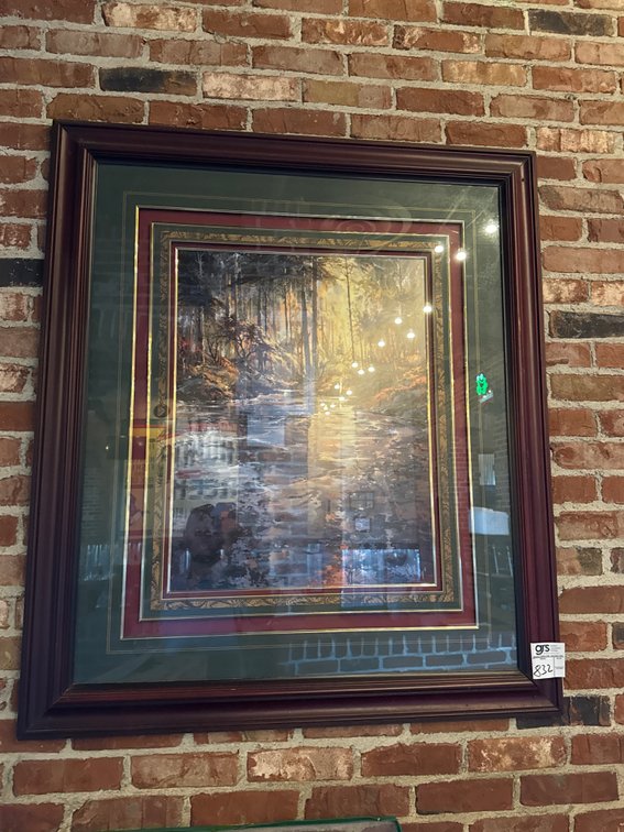Framed Print Forest Landscape, D. Oliver
