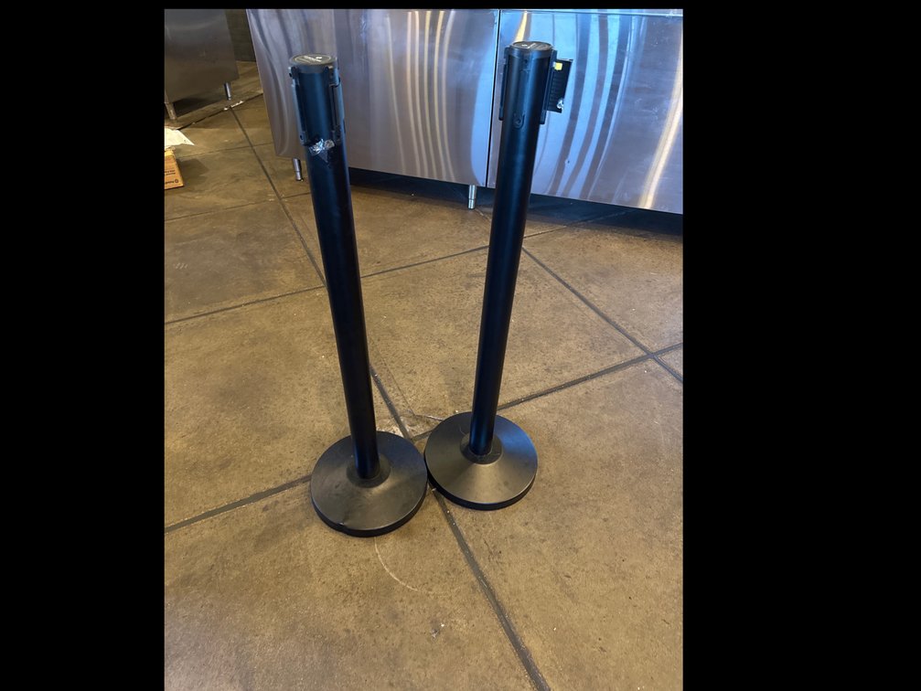 Lancaster Table & Seating Retractable Belt Stanchions