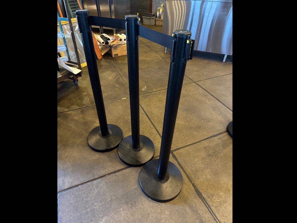 Lancaster Table & Seating Retractable Belt Stanchions