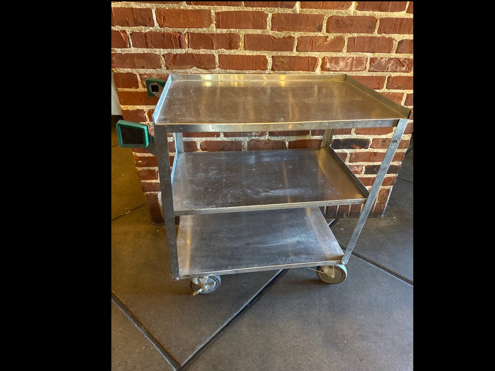 Stainless Steel 3-Tier Commercial Utility Cart