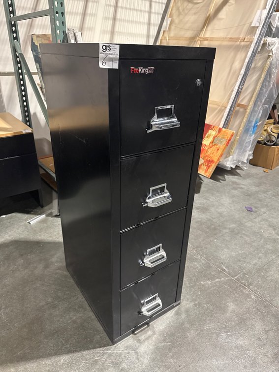 Fire King 4-Drawer File Cabinet