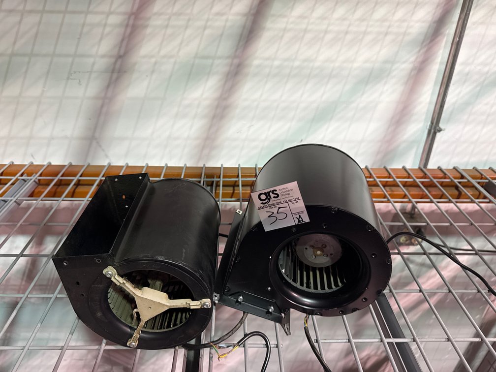 (2) Ecofit Double Inlet Centrifugal Fan Blower