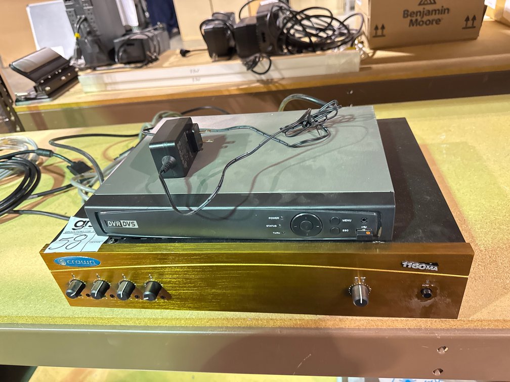 Crown 1160 MA 4-Input Mixer / Amp With DVR DVS