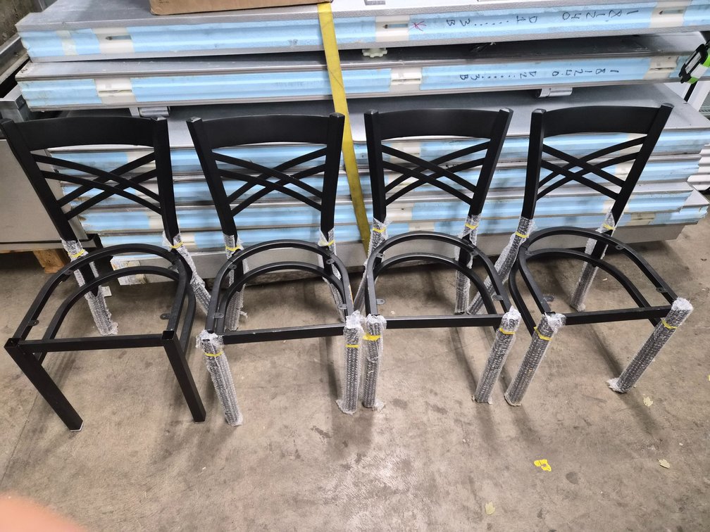 Cross Back Chair Frame Only