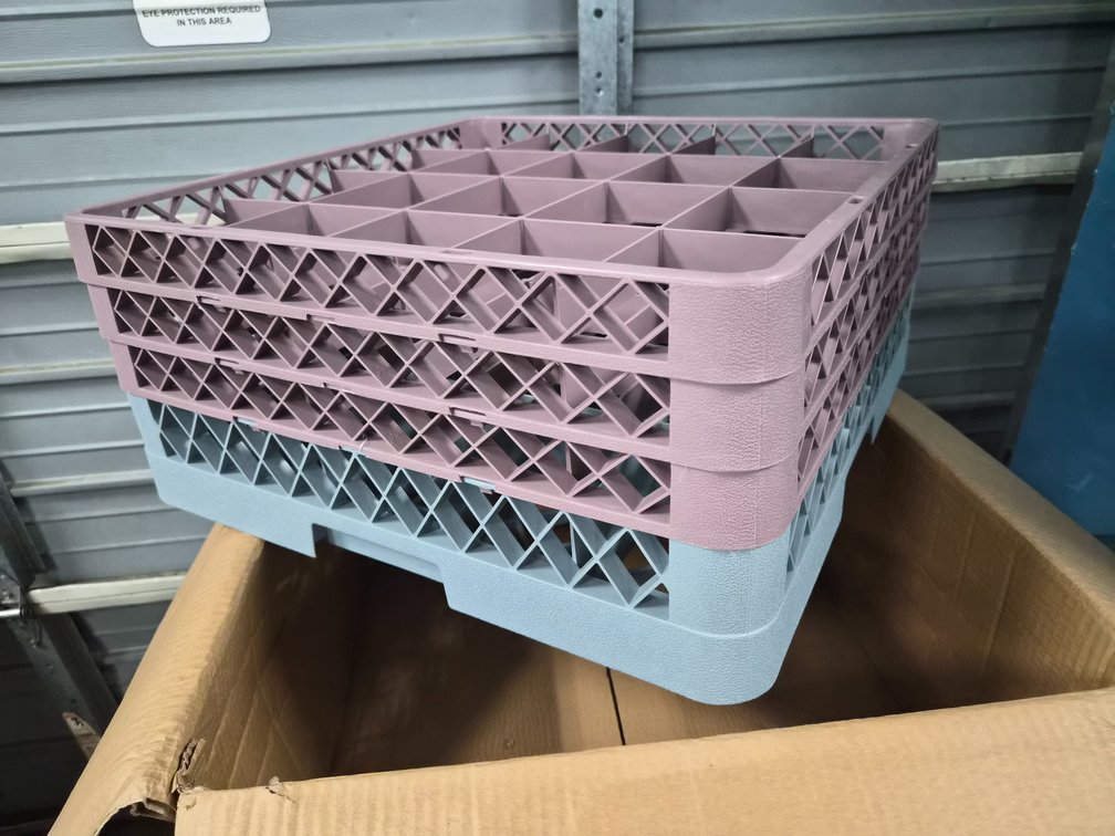 Glass Rack Base with Extenders