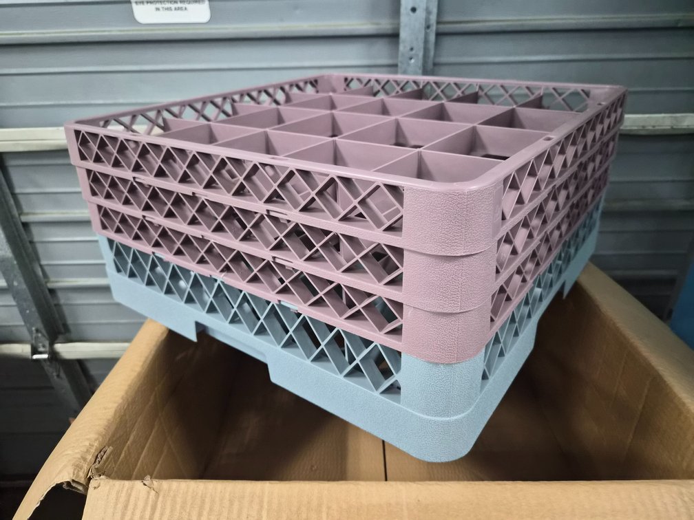 Glass Rack Base with Extenders