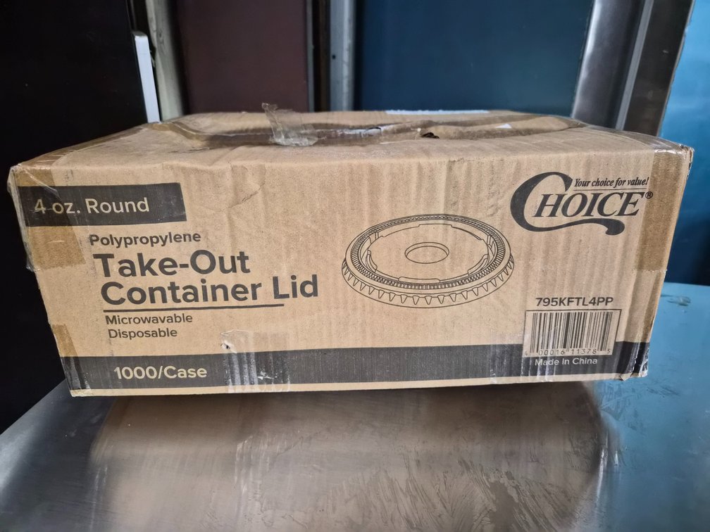 4 oz Take Out Container  Lids