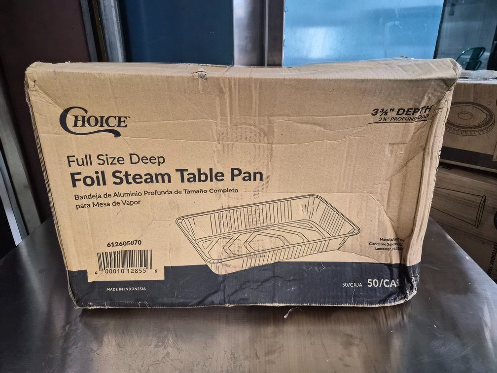 Full Size Deep Foil Steam Table Pans
