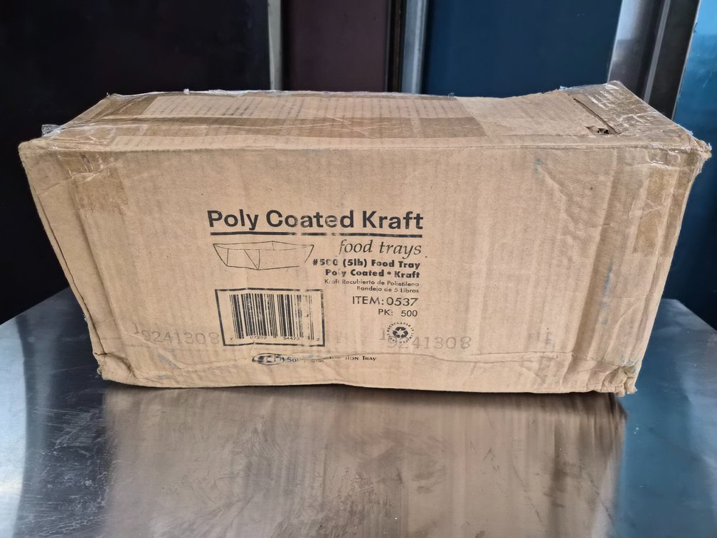 Poly Coated Kraft Food Trays