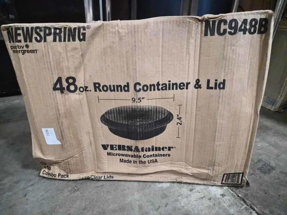 48 oz Round Container & Lid