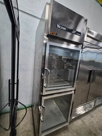 Image for Victory 2 Glass Half Door Refrigerator