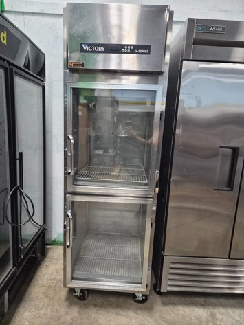 Image for Victory 2 Glass Half Door Refrigerator