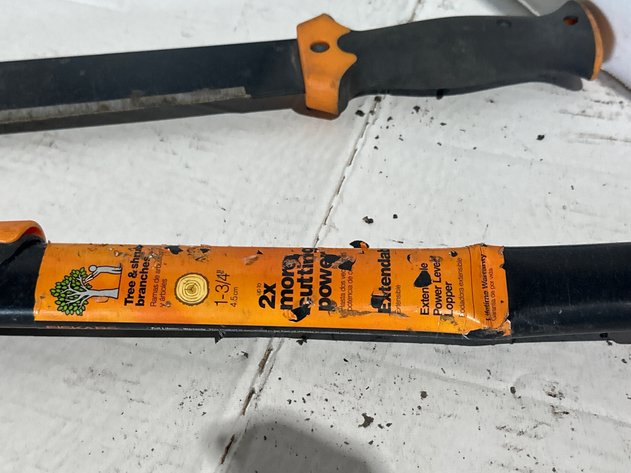 Image for Fiskars Extendable Loppers, Machete, and Bow Saw