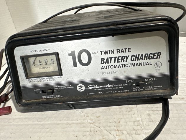 Image for (2) Schumacher 10A SE-40MA & 6A WS86 Battery Chargers