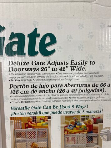 Image for North States 8625 Deluxe Adjustable Pet Gate