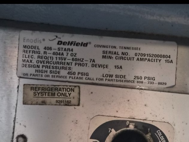 Image for Delfield Undercounter Refrigerator