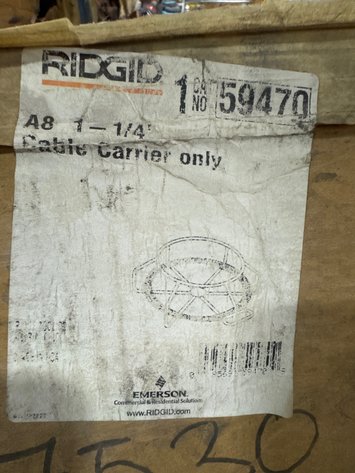 Image for RIDGID 59470 A8 Cable Carrier
