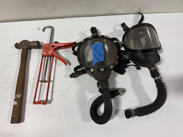 Image for Full-Face Respirators, Ball-Peen Hammer & Caulking Gun Lot