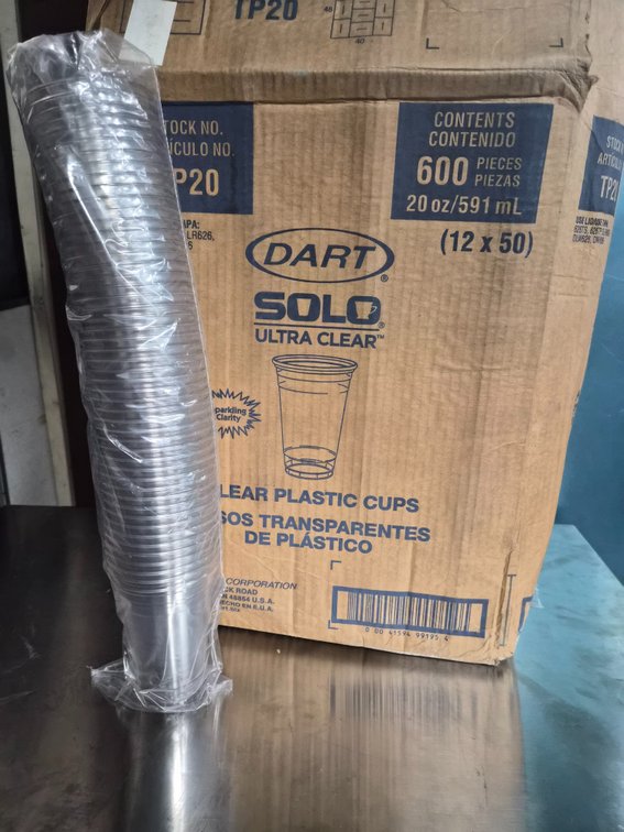 Clear Plastic Cups 20oz
