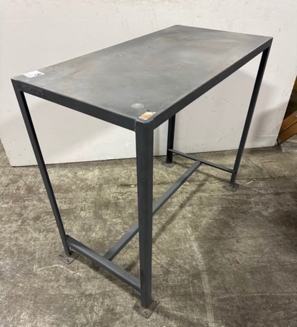 Image for Industrial Heavy-Duty Metal Work Table