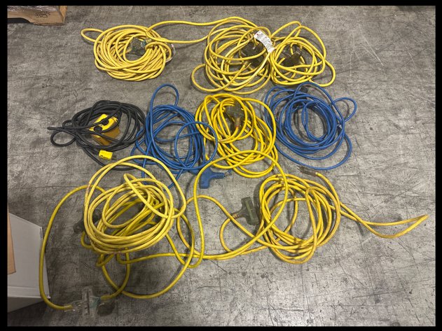 Image for 10 Assorted Heavy-Duty Extension Cords