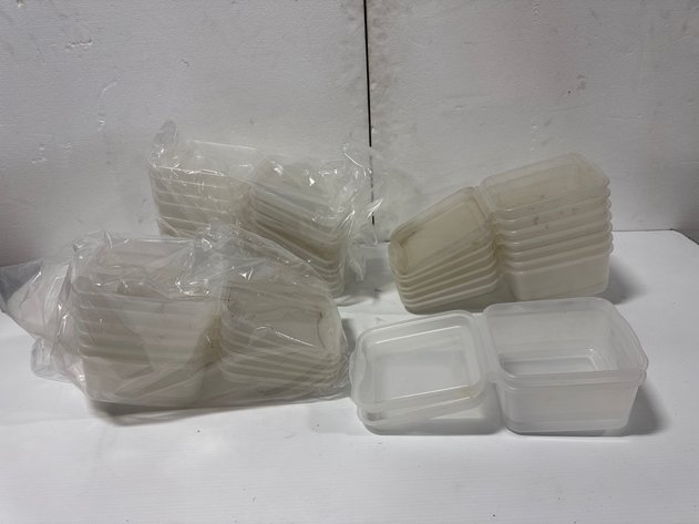 Image for Sterilite 1803 Flip Tops Clear Plastic Storage Boxes