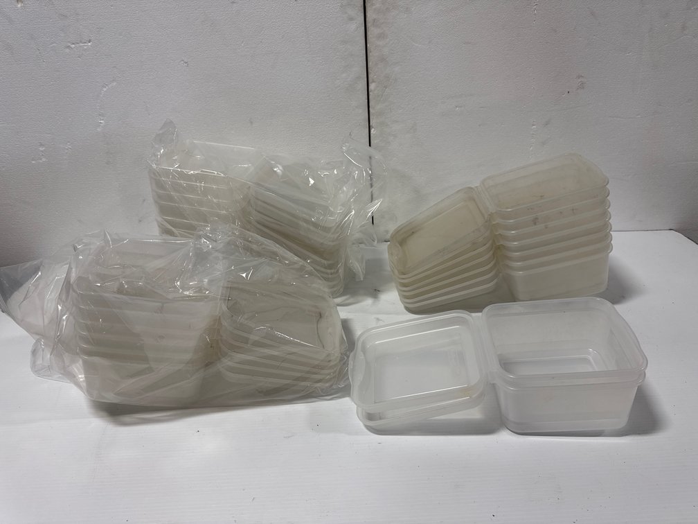 Sterilite 1803 Flip Tops Clear Plastic Storage Boxes