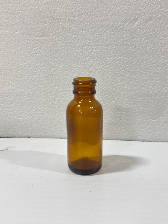 6 Boxes of Amber Glass Bottles